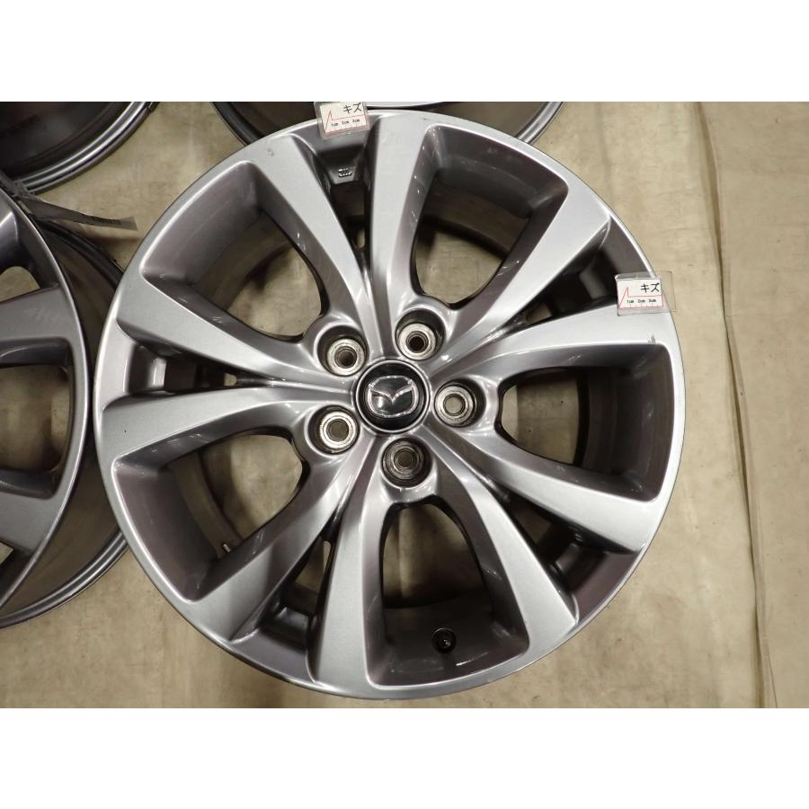 4本SET 会社宛 送料無料 18×7J MAZDA マツダ CX-30 DM 純正 アルミ ホイール 5穴 PCD 114.3mm +45 ハブ径67mm 店頭交換OK 特価！ NO,I5281_4