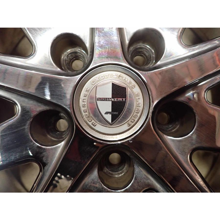 4本SET 会社宛 送料無料 18×7.5J WORK シュバート SC4 アルミ 5穴 PCD