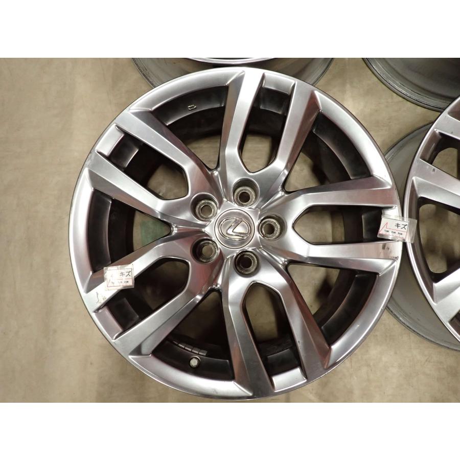 4本SET 会社宛 送料無料 18×7.5J レクサス NX version L 純正 アルミ