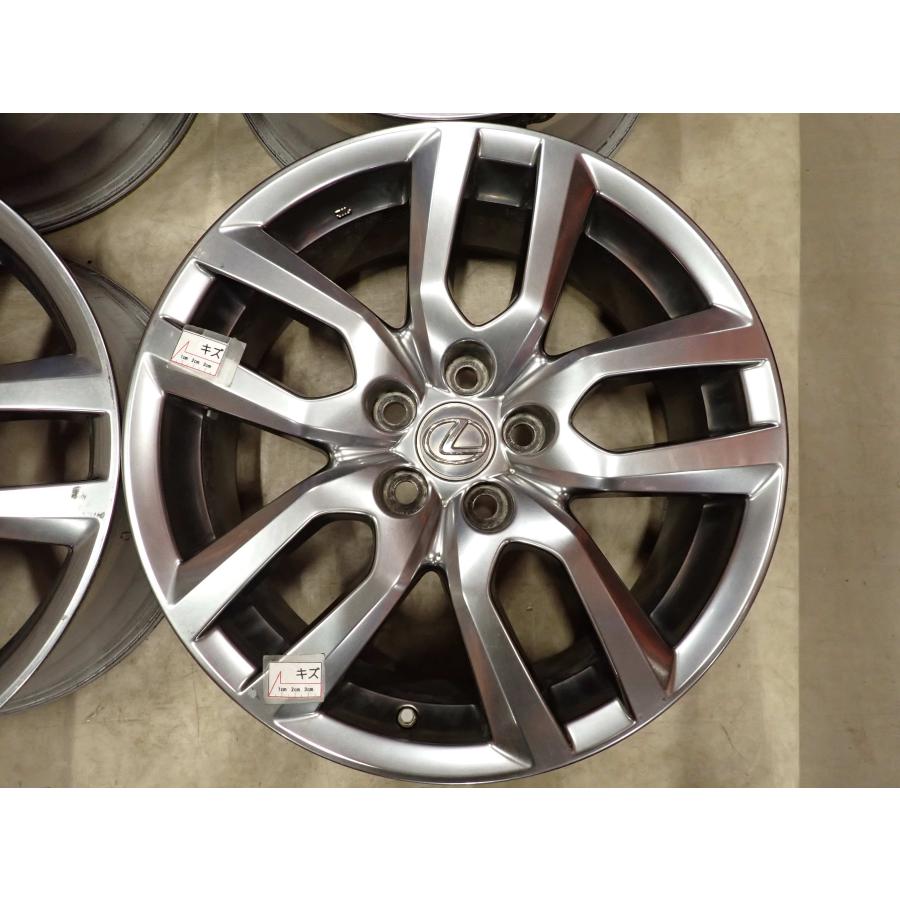 4本SET 会社宛 送料無料 18×7.5J レクサス NX version L 純正 アルミ