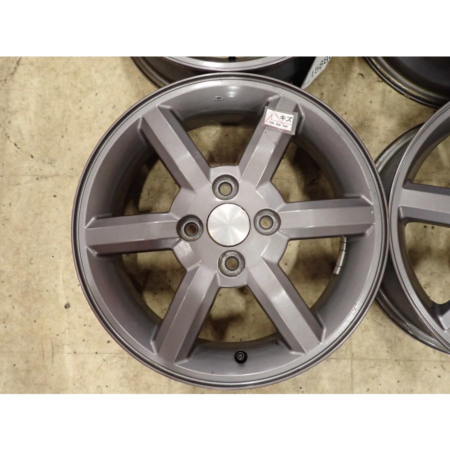 4本SET 会社宛 送料無料 15×4.5J スズキ Kei ワークス 純正 アルミ
