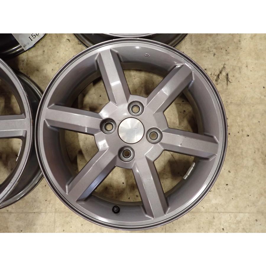 4本SET 会社宛 送料無料 15×4.5J スズキ Kei ワークス 純正 アルミ