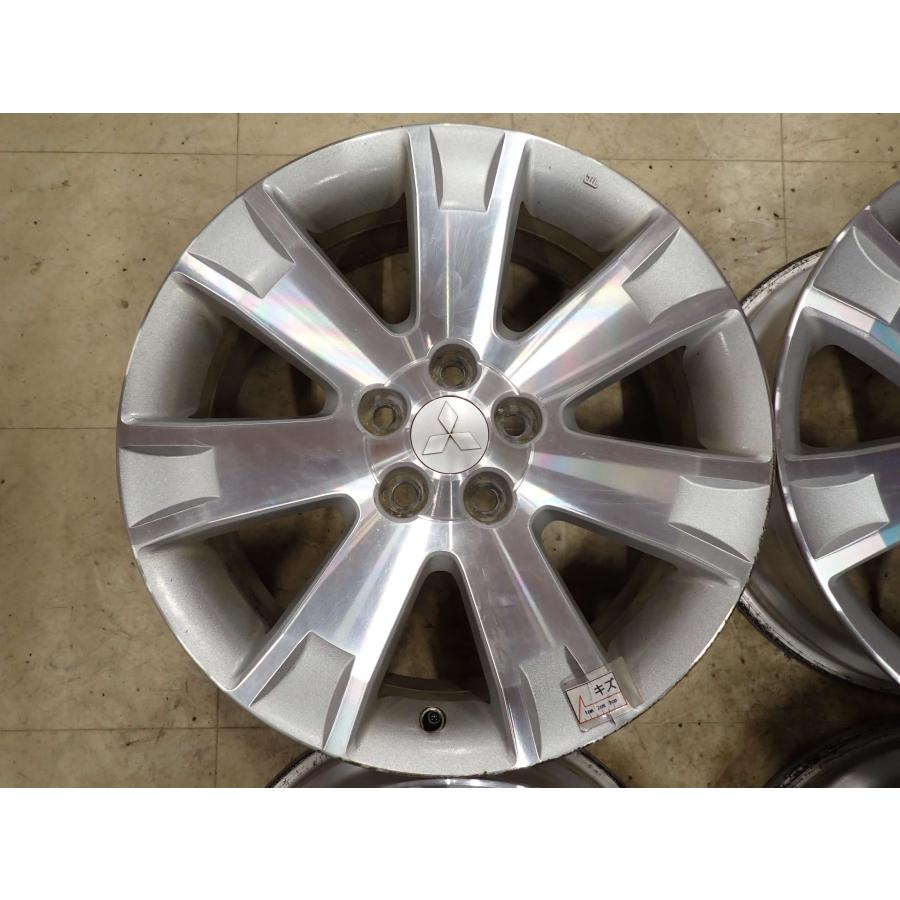 4本SET 会社宛 送料無料 18×7J 三菱 デリカD:5 純正 アルミ 5穴 PCD