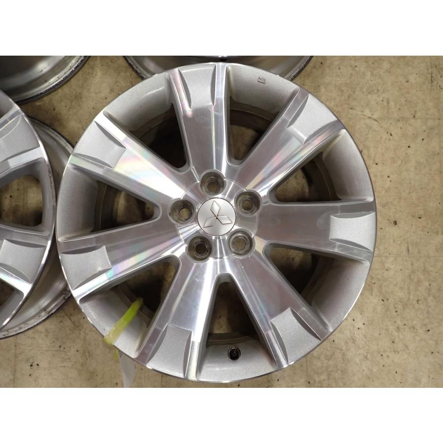 4本SET 会社宛 送料無料 18×7J 三菱 デリカD:5 純正 アルミ 5穴 PCD