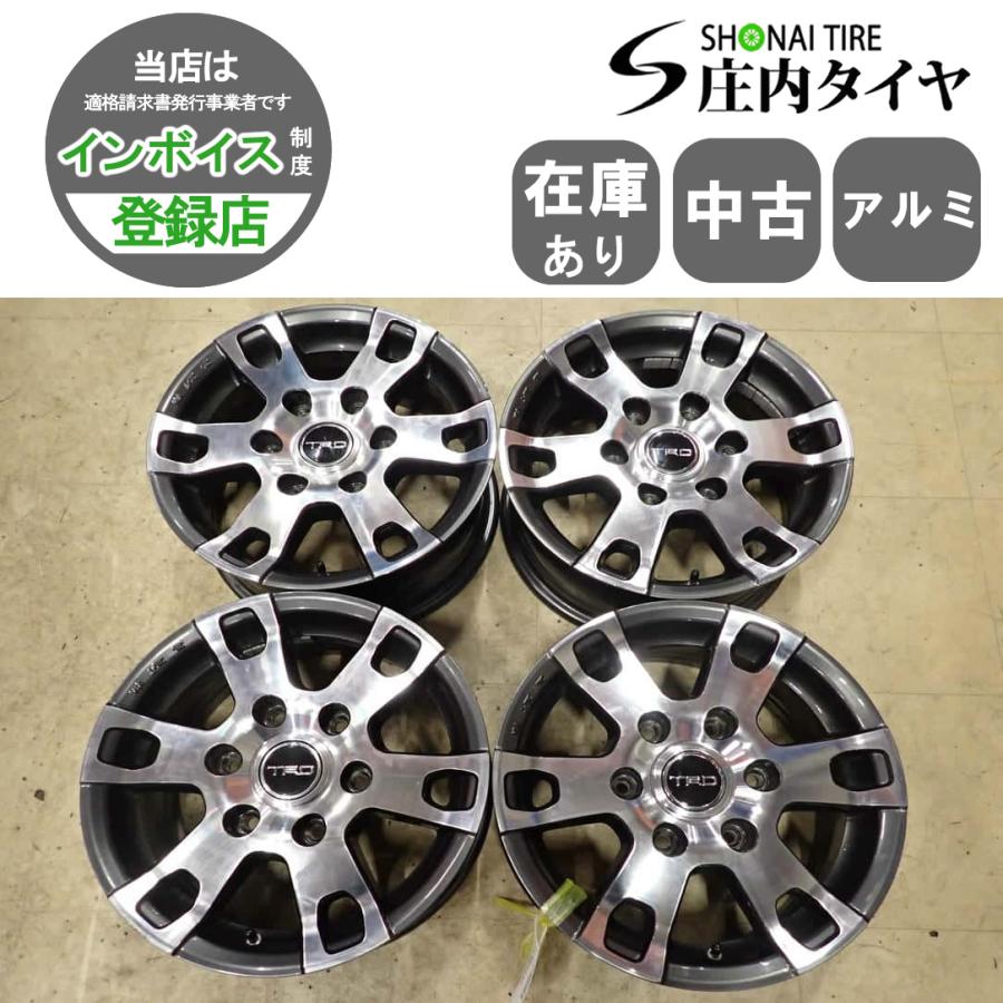 4本SET 会社宛 送料無料 15×6J TRD TF7A アルミ 6穴 PCD 139.7mm +35