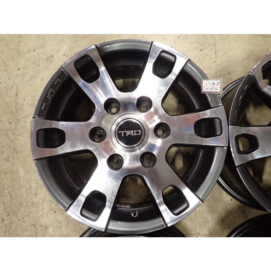 4本SET 会社宛 送料無料 15×6J TRD TF7A アルミ 6穴 PCD 139.7mm +35