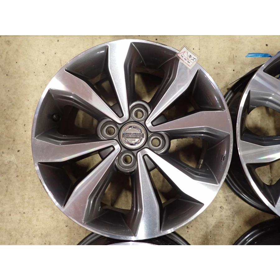 4本SET 会社宛 送料無料 15×4.5J 日産 純正 アルミ 4穴 PCD 100mm +46