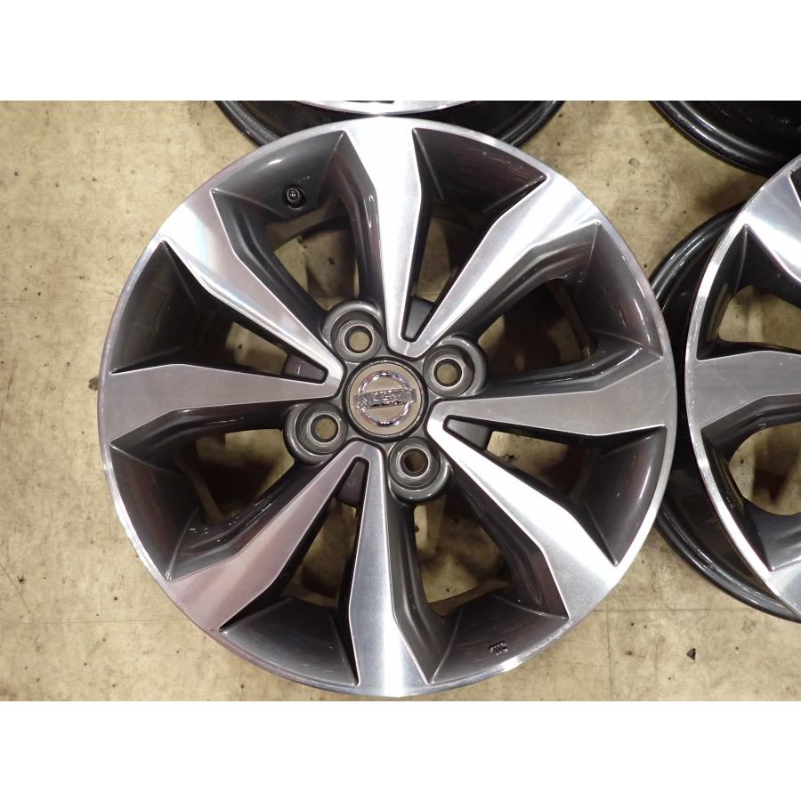 4本SET 会社宛 送料無料 15×4.5J 日産 純正 アルミ 4穴 PCD 100mm +46