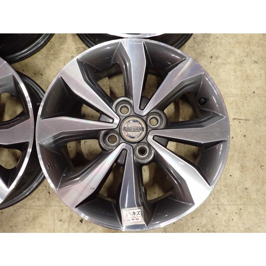 4本SET 会社宛 送料無料 15×4.5J 日産 純正 アルミ 4穴 PCD 100mm +46