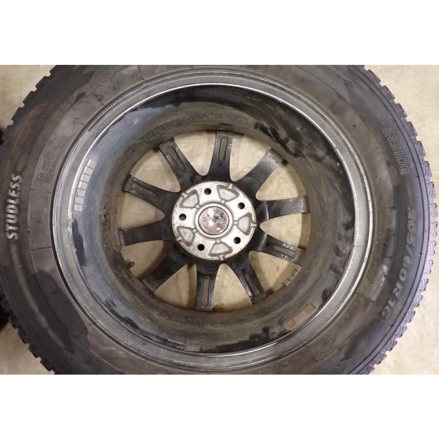 冬4本SET 会社宛 送料無料 205/60R16×6.5J 92Q トーヨー オブザーブ GIZ2 2022年製 アルミ ノア ヴォクシー エスクァイア 特価 NO,I5934_5