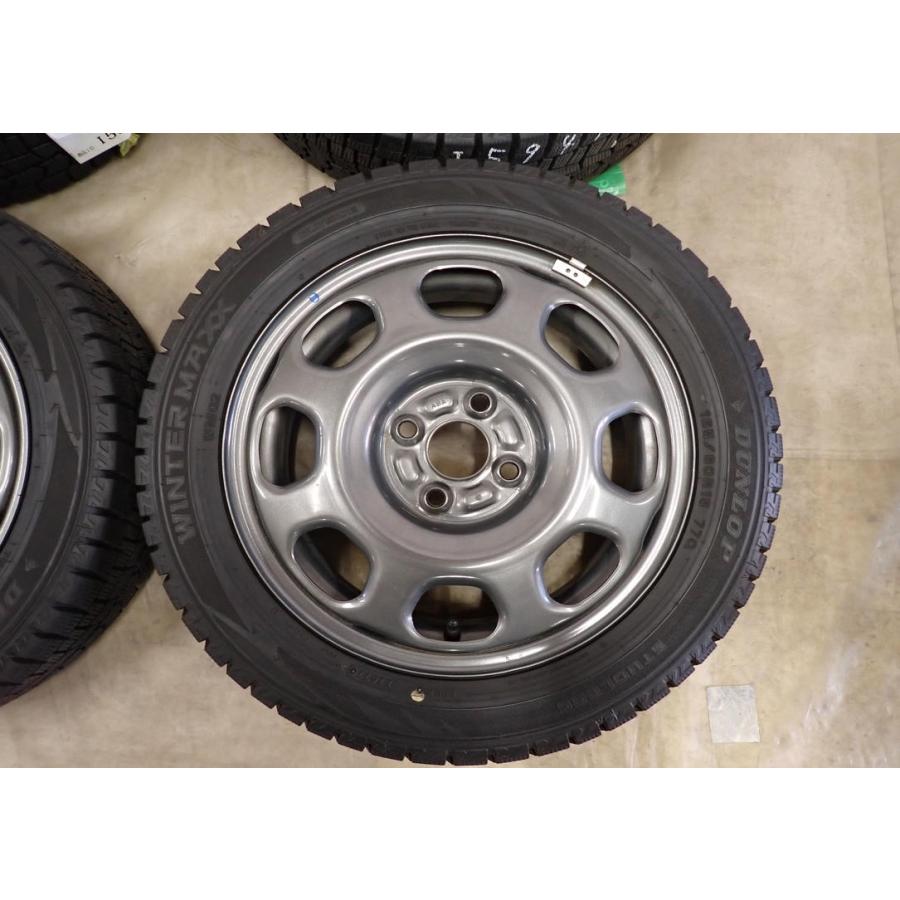 冬4本SET 会社宛 送料無料 165/60R15×4.5J 77Q ダンロップ WINTER MAXX