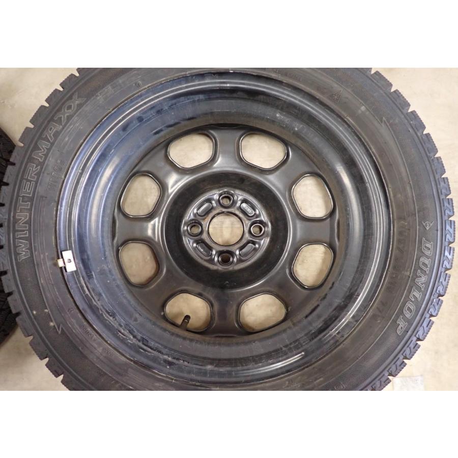 DUNLOP 165/60R15 WINTER MAXX ４本ハスラー 冬4本SET 会社宛 送料無料 165/60R15×4.5J 77Q ダンロップ WINTER MAXX
