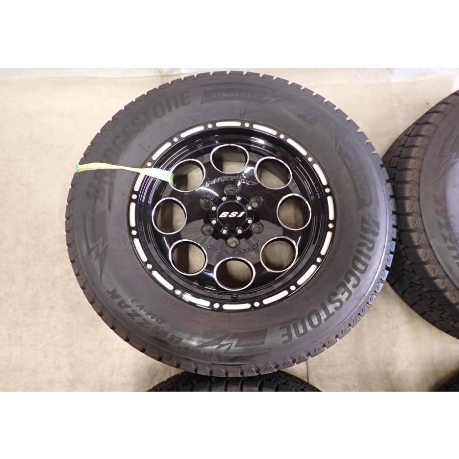 冬4本SET 会社宛 送料無料 265/65R17×8J 112Q ブリヂストン ブリザック 
