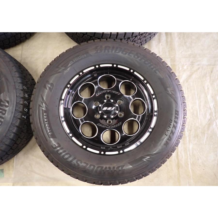 即購入【ホイール使用メイン】BLIZZAK 265/65R17 冬4本SET 会社宛 送料無料 265/65R17×8J 112Q ブリヂストン ブリザック