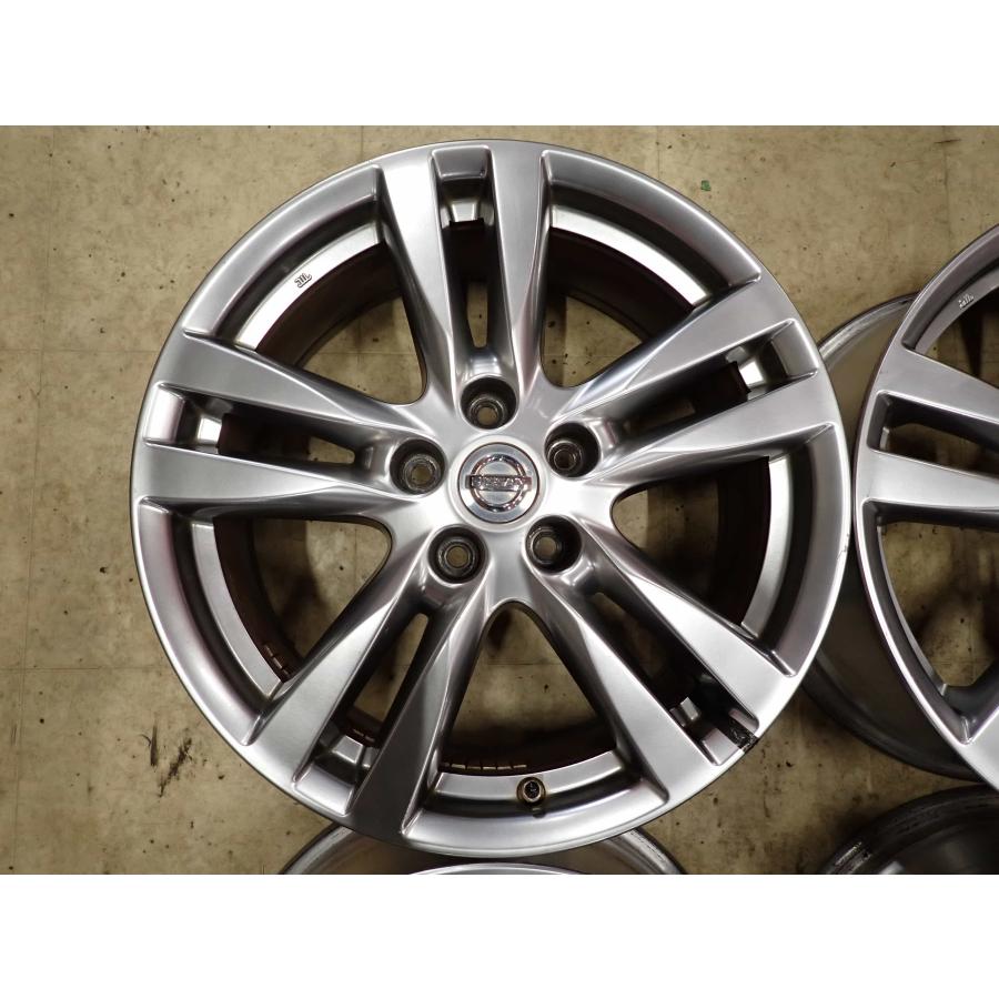 エルグランド純正アルミホイール 4本SET 会社宛 送料無料 18×7.5J 日産 純正 アルミ 5穴 PCD 114.3mm +
