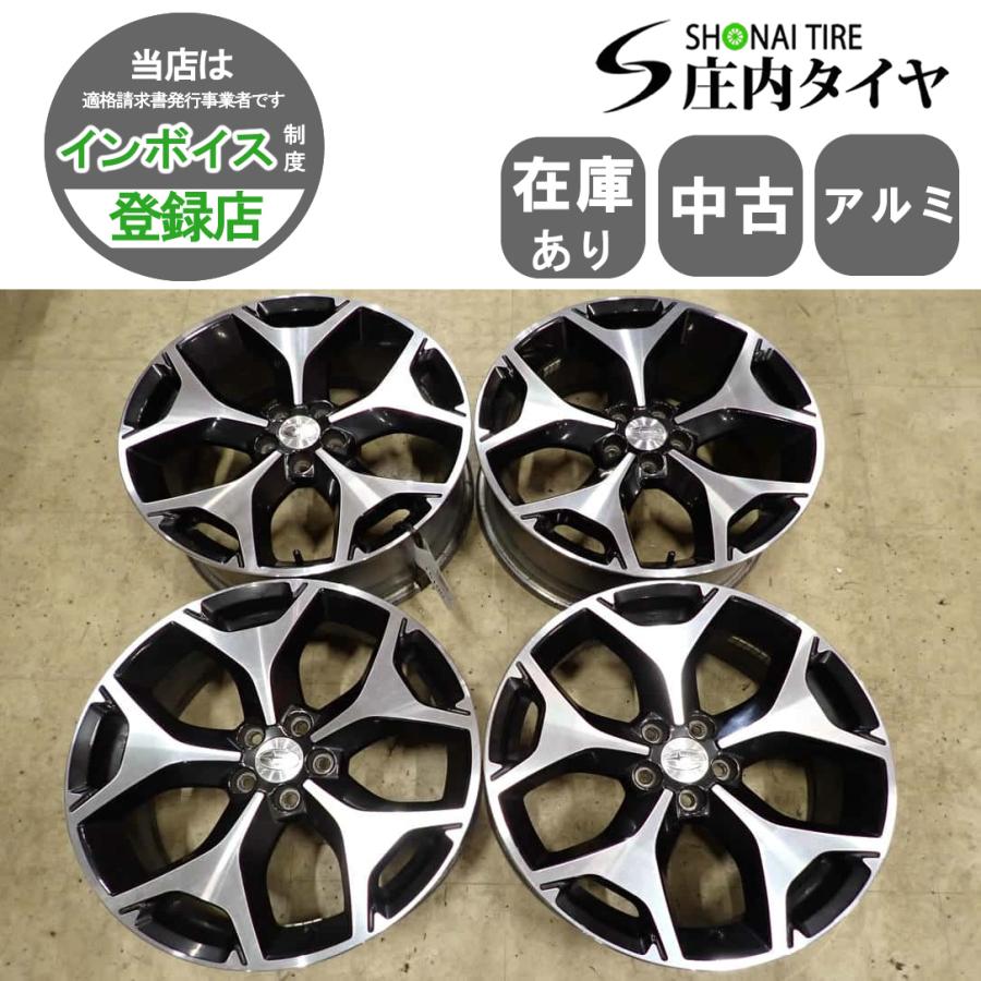 4本SET 会社宛 送料無料 18×7J スバル フォレスター 純正 アルミ 5穴 