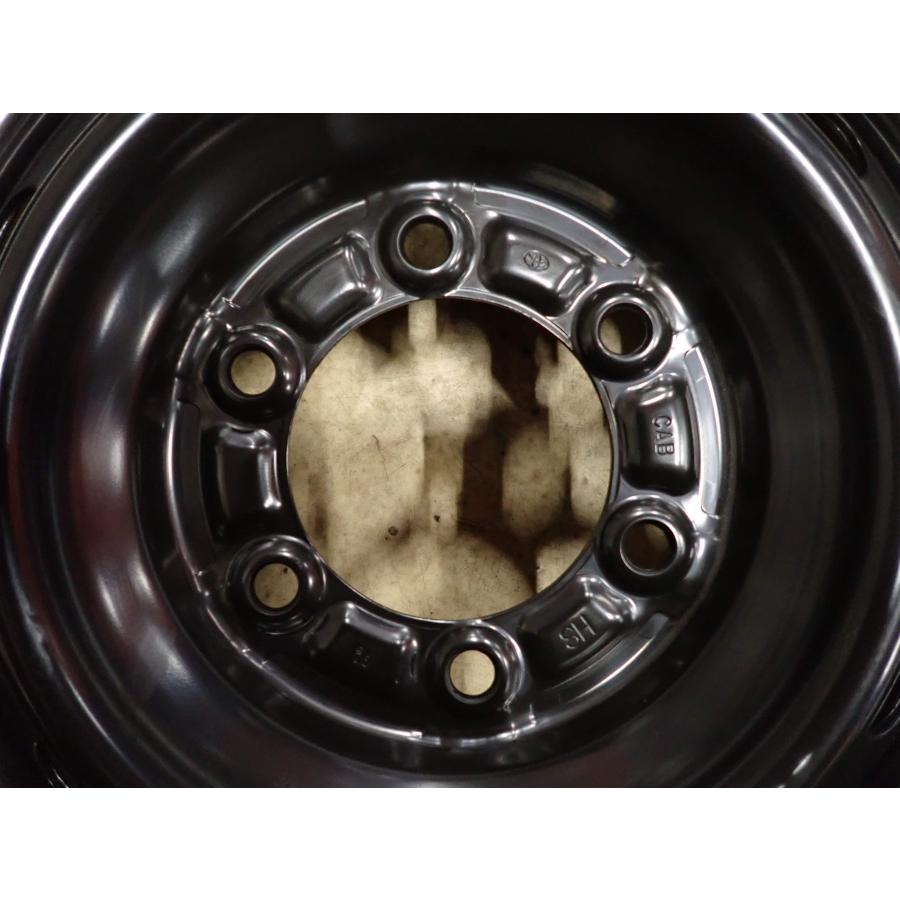 4本SET 会社宛送料無料 15×6J トヨタ 純正 スチール 鉄 6穴 PCD 139.7