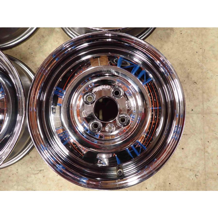 ワークレッドスレッド　14インチ 5J 4穴 4本SET 会社宛 送料無料 14×4.5J WORK レッドスレッド アルミ 4穴 PCD