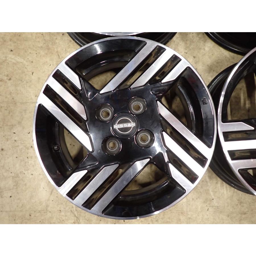 4本SET 会社宛 送料無料 14×4.5J 日産 ルークス ハイウェイスター 純正