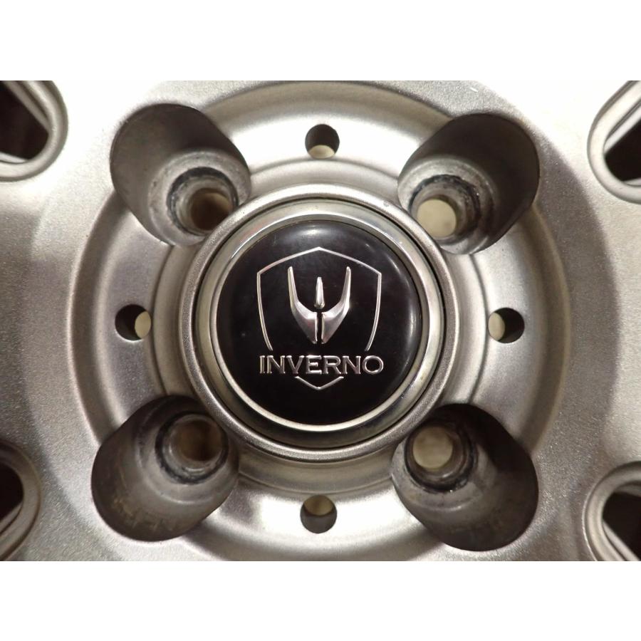 4本SET 会社宛 送料無料 13×5J インヴェルノ アルミ 4穴 PCD 100mm +35 