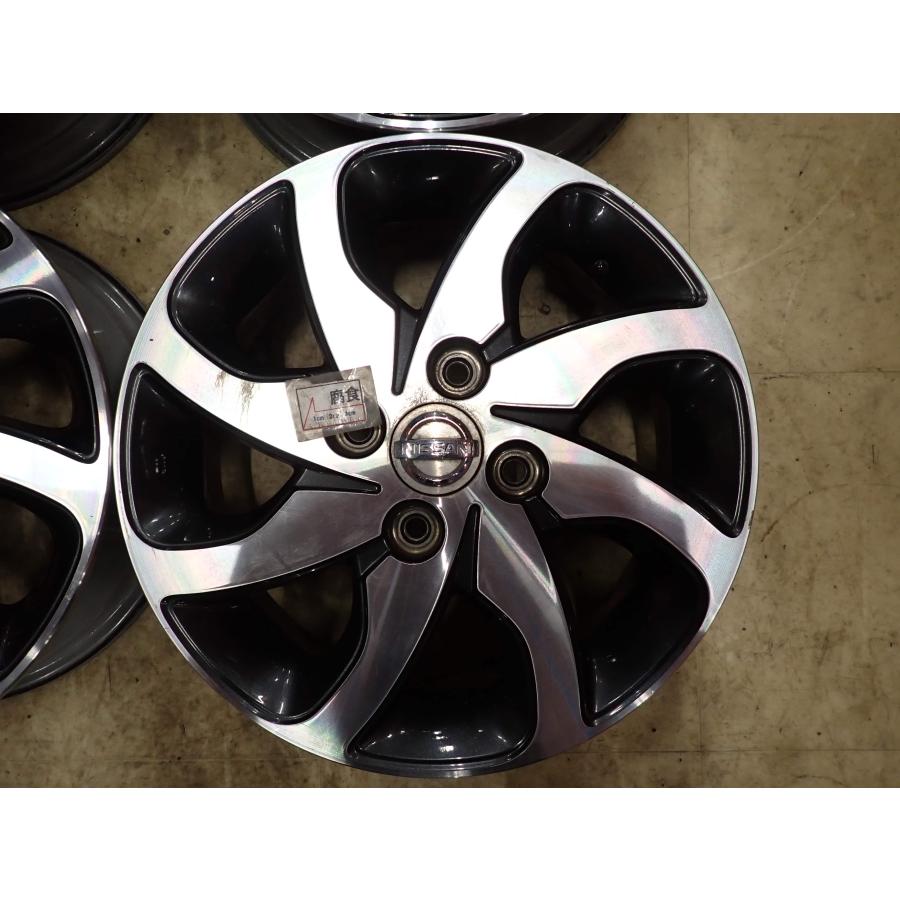 4本SET 会社宛 送料無料 14×4.5J 日産 純正アルミ 4穴 PCD 100mm +50