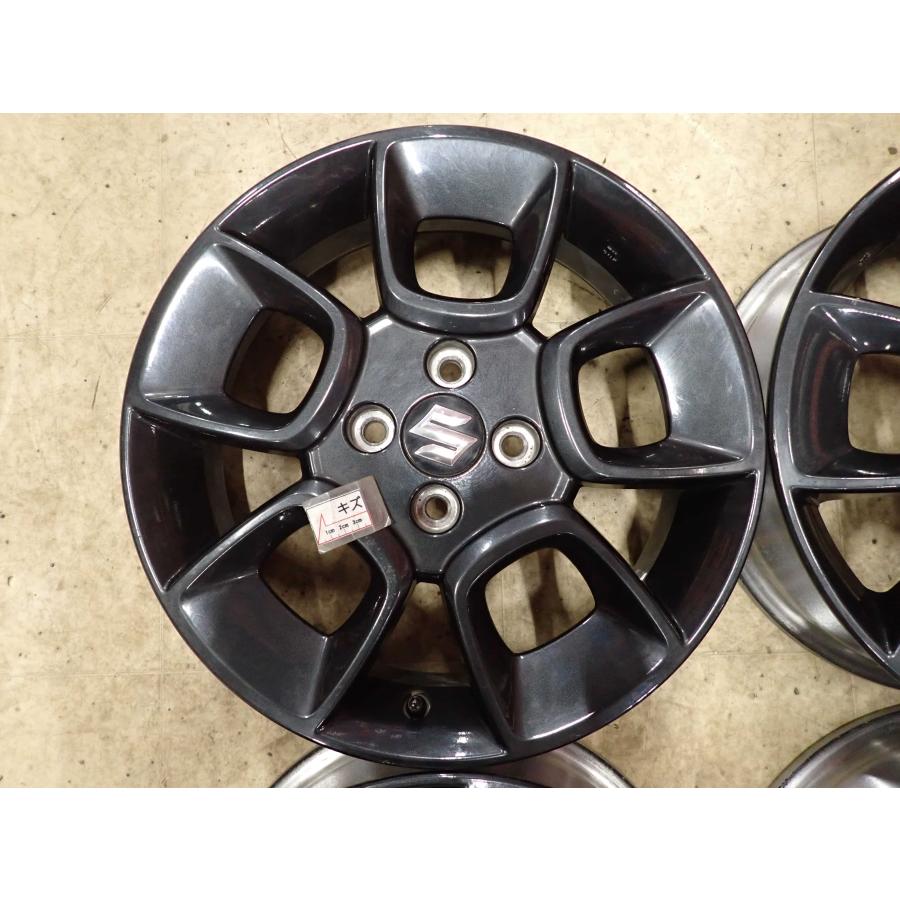 4本SET 会社宛 送料無料 16×5J スズキ 純正 アルミ 4穴 PCD 100mm +40