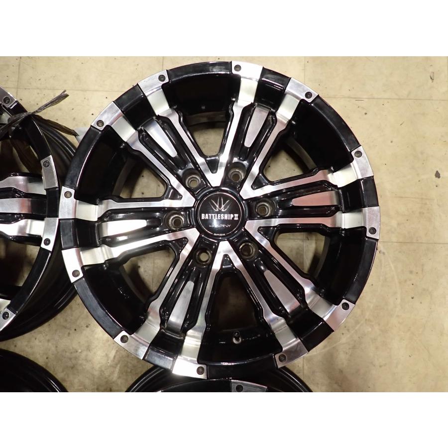 4本SET 会社宛 送料無料 17×6.5J ロクサーニ バトルシップ2 アルミ 6穴