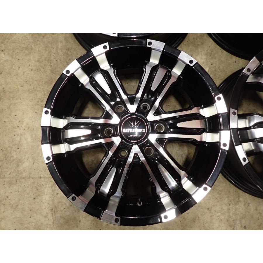 4本SET 会社宛 送料無料 17×6.5J ロクサーニ バトルシップ2 アルミ 6穴