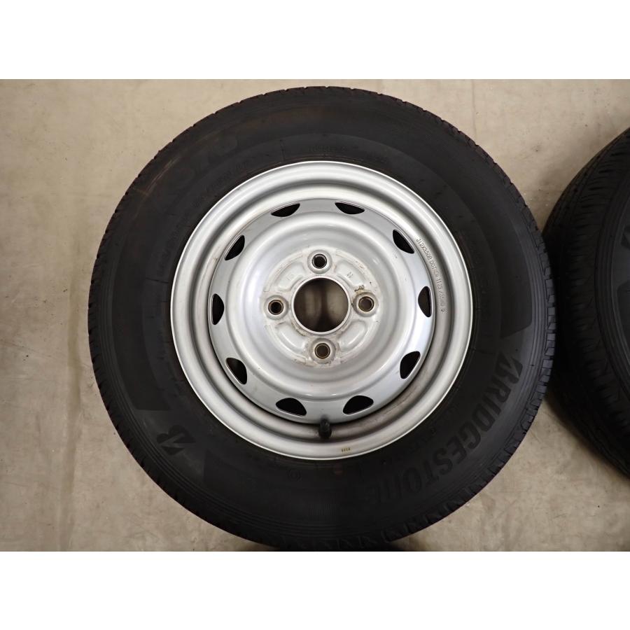 夏4本SET 会社宛 送料無料 145/80R12×3.5J 80/78 LT ブリヂストン K370