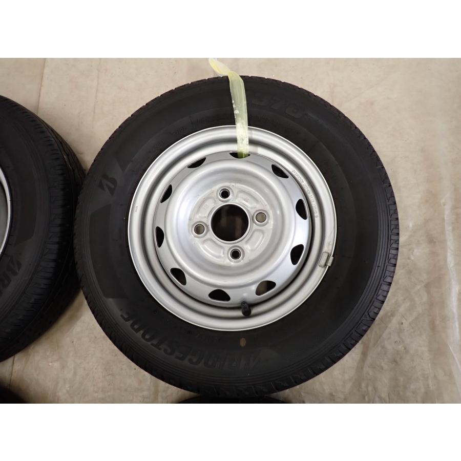 夏4本SET 会社宛 送料無料 145/80R12×3.5J 80/78 LT ブリヂストン K370