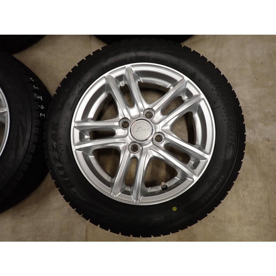 冬4本SET 会社宛 送料無料 155/65R14×4.5J 75Q ブリヂストン