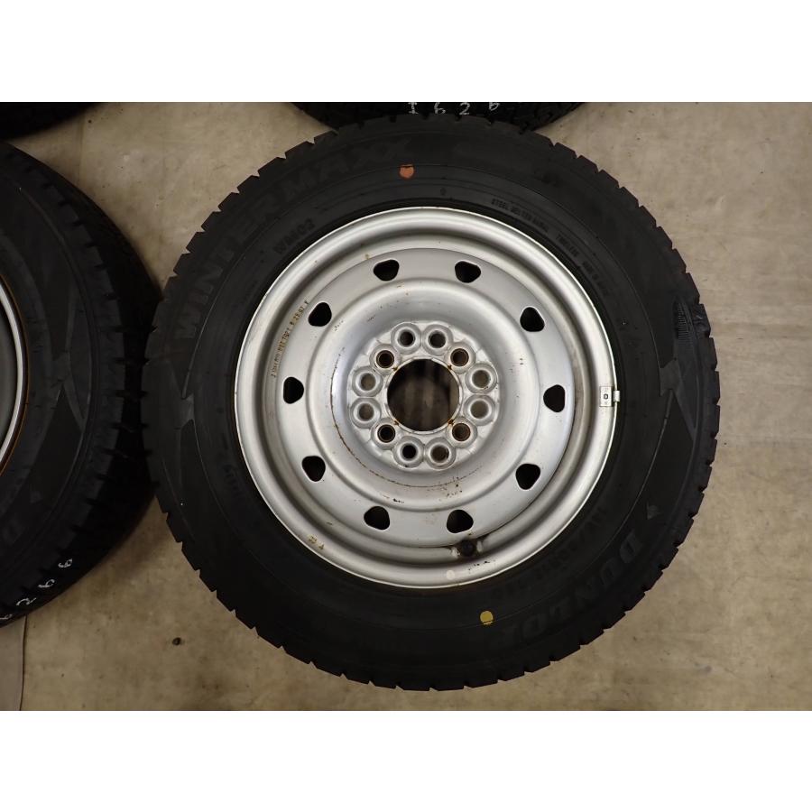 冬4本SET 会社宛 送料無料 145/80R13×4J 75Q ダンロップ WINTER MAXX WM02 2022年製 マルチスチール N-BOX ワゴンR ムーヴ 特価 NO,I6266_4