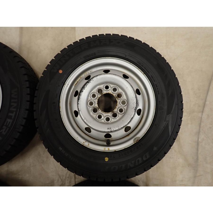 冬 4本SET 会社宛 送料無料 145/80R12×4J 74Q ダンロップ WINTER MAXX