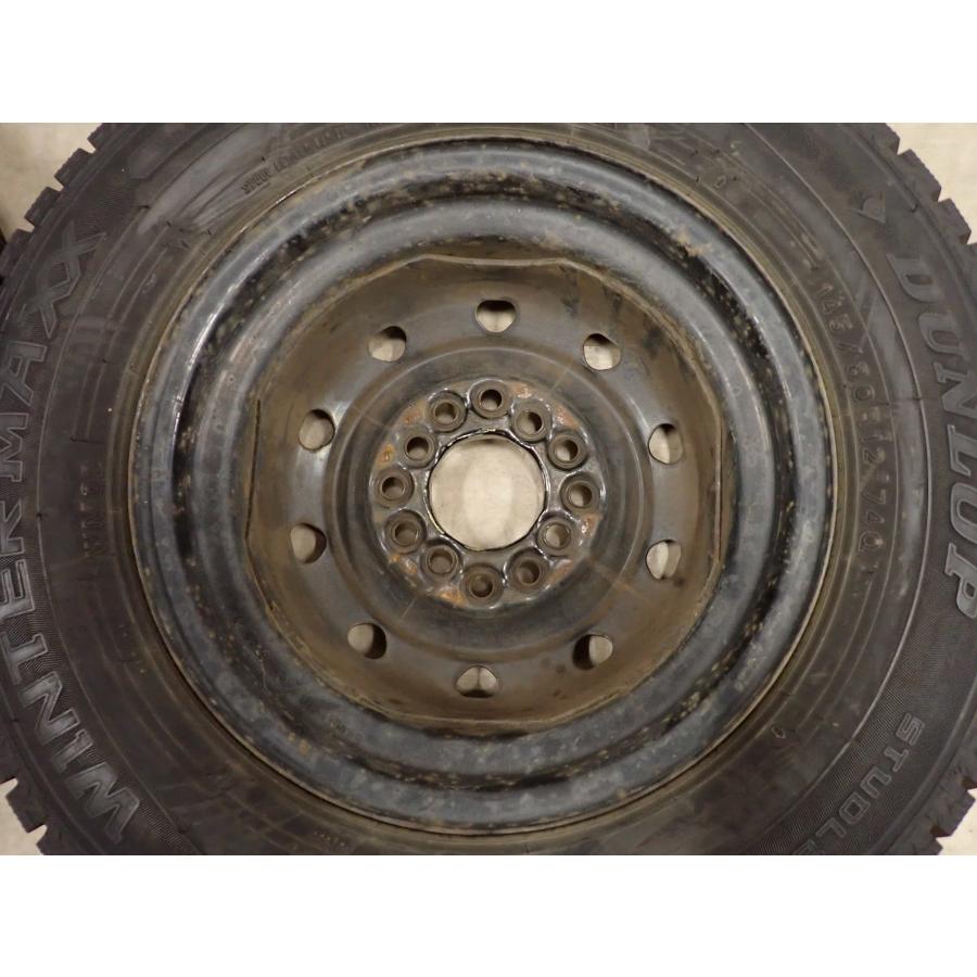 冬 4本SET 会社宛 送料無料 145/80R12×4J 74Q ダンロップ WINTER MAXX