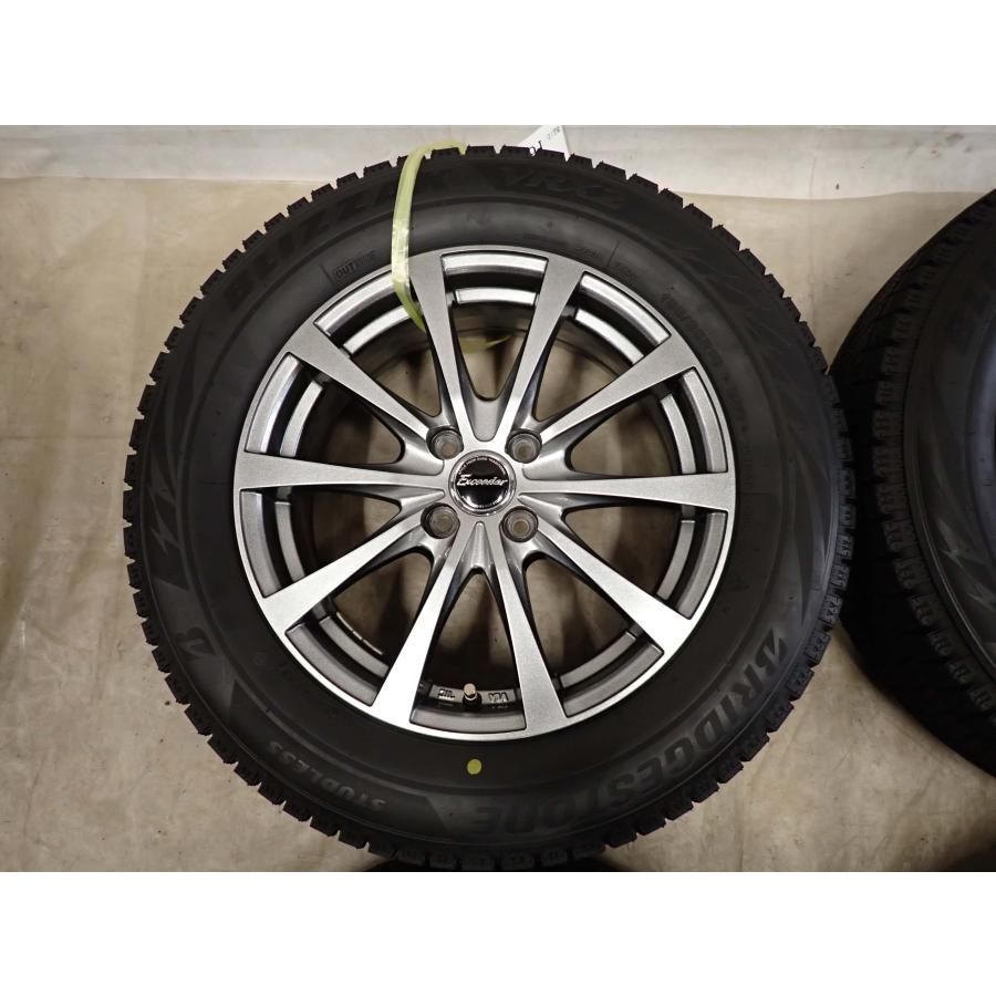 2021年製 195/65R16 ブリヂストンvrx2 ホイールセット！ 冬 4本SET 会社宛 送料無料 195/65R16×6J 92Q ブリヂストン ブリザック