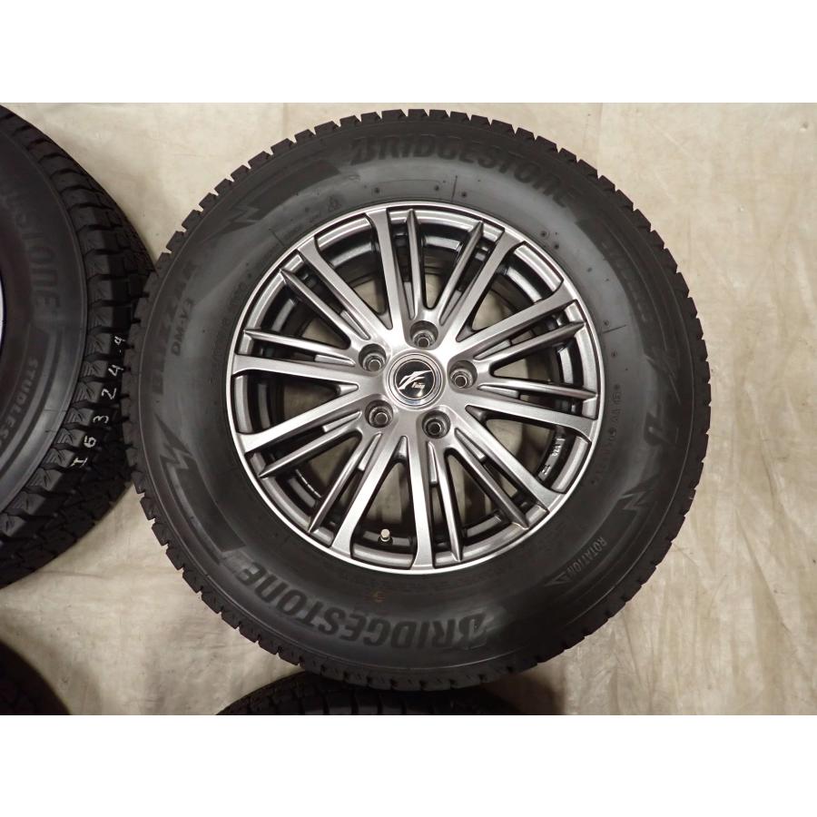 冬4本SET 会社宛 送料無料 215/70R16×6.5J 100Q ブリヂストン 
