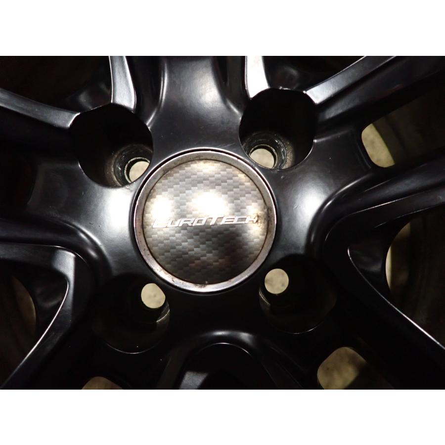 4本SET 会社宛 送料無料 15×6J EUROTECH ユーロテック アルミ 4穴 PCD