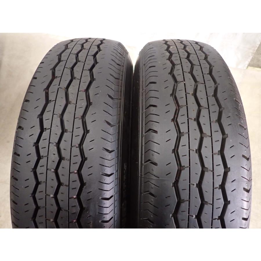 夏4本SET 会社宛 送料無料 195/80R15×6J 107/105 LT ブリヂストン ECOPIA RD-613 2025年製 トヨタ ハイエース 純正スチール 特価 NO,I6690_6