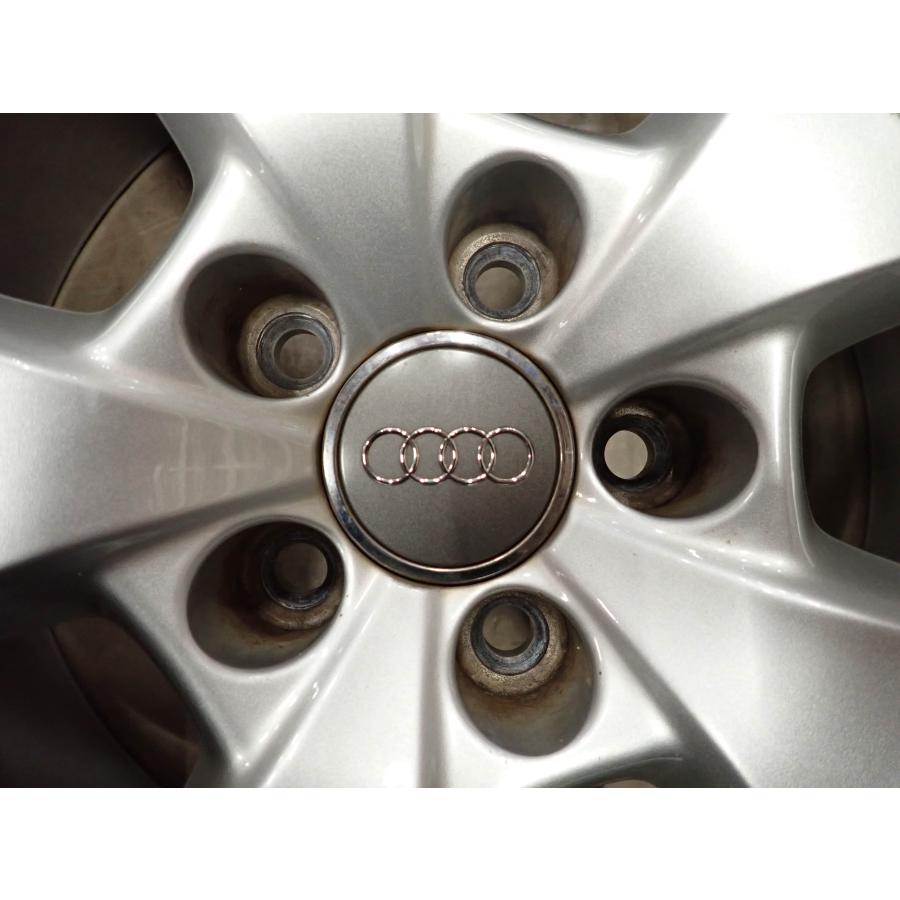 4本SET 会社宛 送料無料 18×7.5J AUDI アウディ A6 4G 純正 シルバー