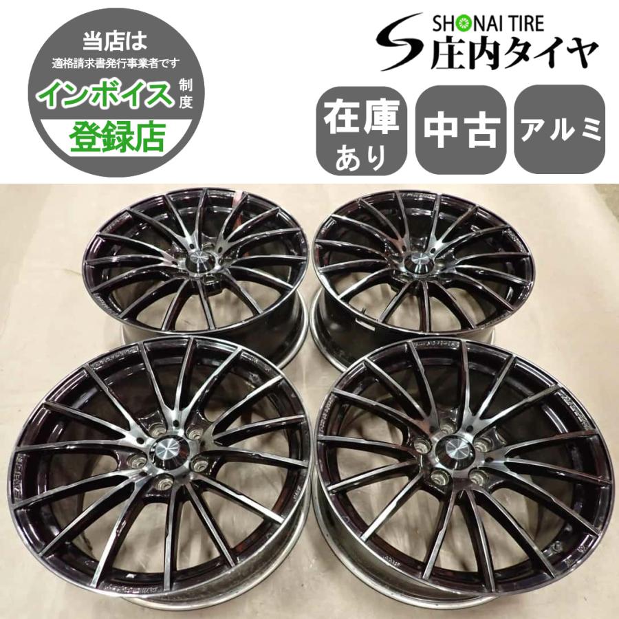 4本SET 会社宛 送料無料 18×8.5J WEDS SPORT SA-35R アルミ 5穴 PCD114