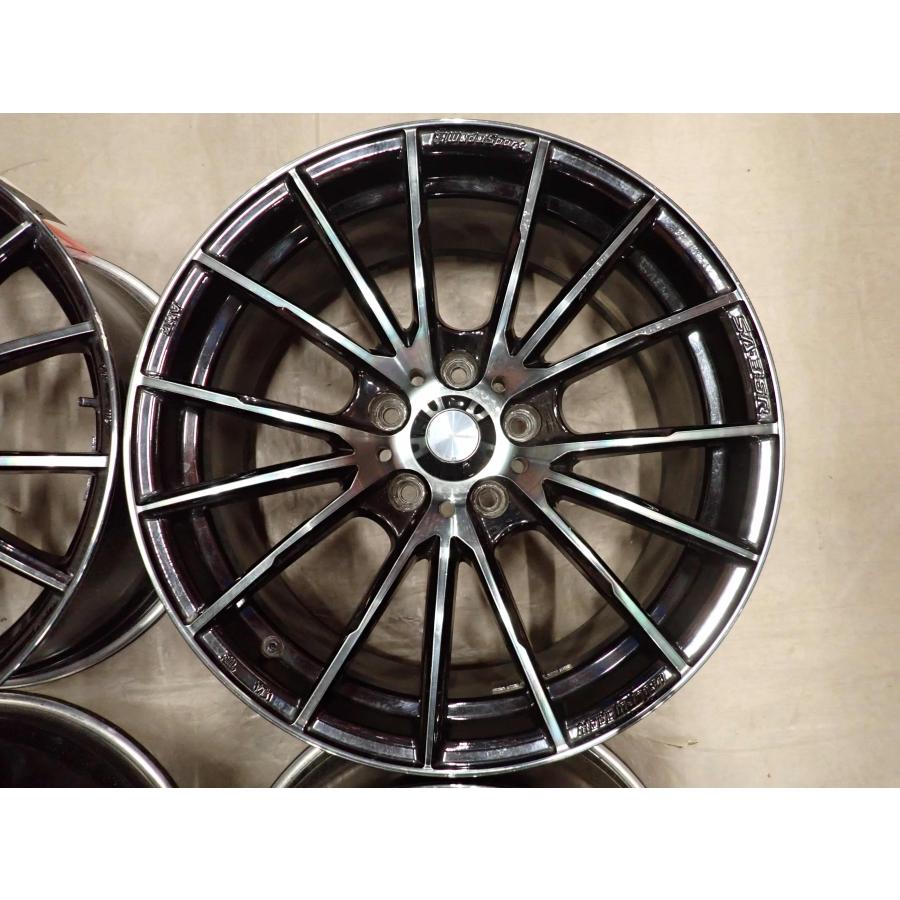 4本SET 会社宛 送料無料 18×8.5J WEDS SPORT SA-35R アルミ 5穴 PCD114