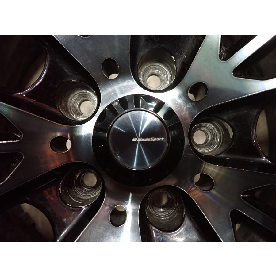 4本SET 会社宛 送料無料 18×8.5J WEDS SPORT SA-35R アルミ 5穴 PCD114