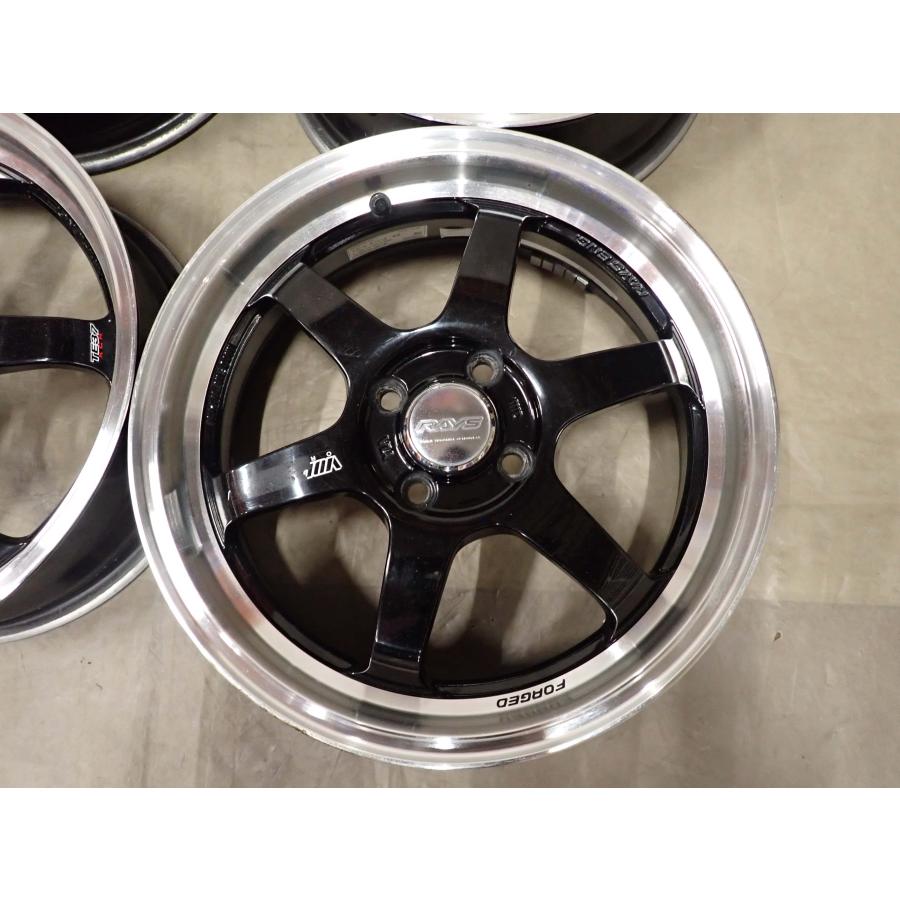 4本SET 会社宛 送料無料 16×5.5J RAYS ボルクレーシング TE37 KCR