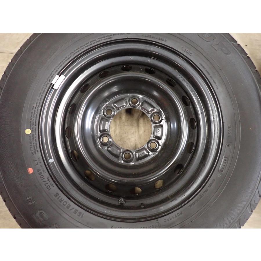 PRIMACY 新車外し 夏4本SET 会社宛 送料無料 195/80R15×6J 107/105 LT