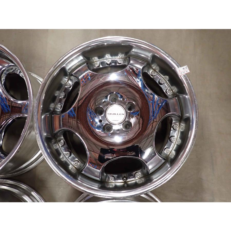 4本SET 会社宛 送料無料 19×9.5J/10J AME シャレン アルミ 5穴 PCD