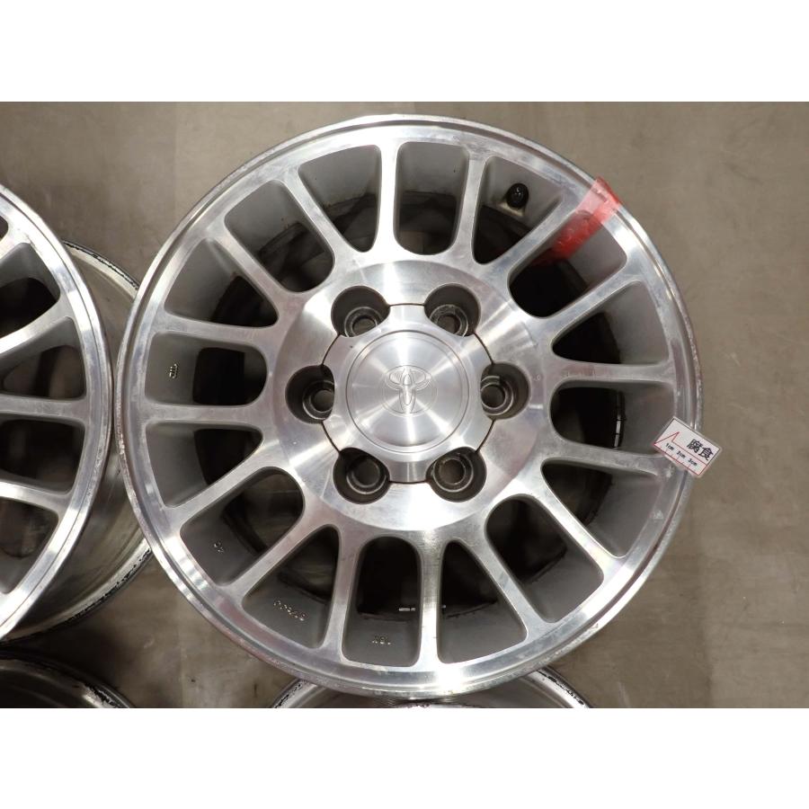 4本SET 会社宛 送料無料 16×6.5J トヨタ 純正 アルミ 6穴 PCD 139.7mm