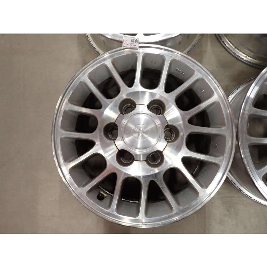 トヨタ純正 16インチ タイヤホイール 4本セット③ 4本SET 会社宛 送料無料 16×6.5J トヨタ 純正 アルミ 6穴 PCD 139.7mm