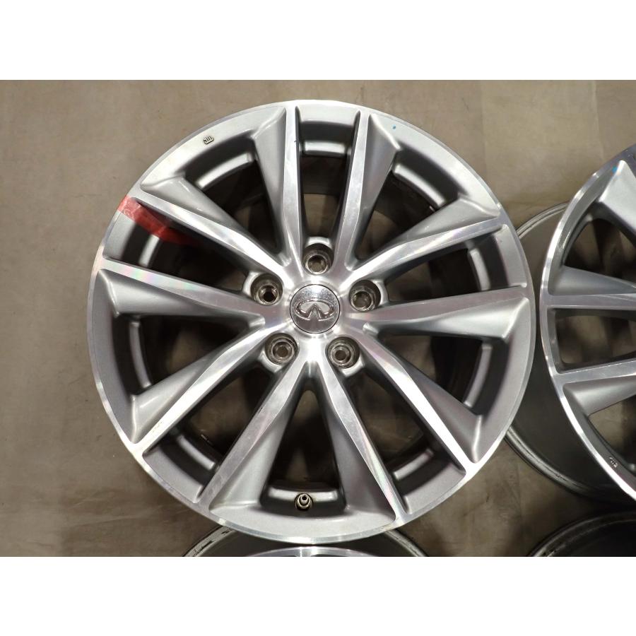 4本SET 会社宛 送料無料 17×7.5J 日産 V36 スカイライン 純正 アルミ