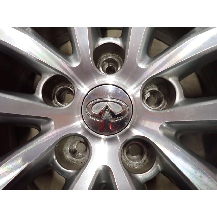 4本SET 会社宛 送料無料 17×7.5J 日産 V36 スカイライン 純正 アルミ