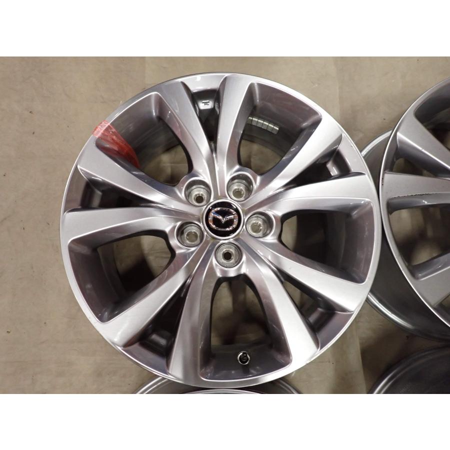 4本SET 会社宛 送料無料 18×7J マツダ 純正 アルミホイール 5穴 PCD114